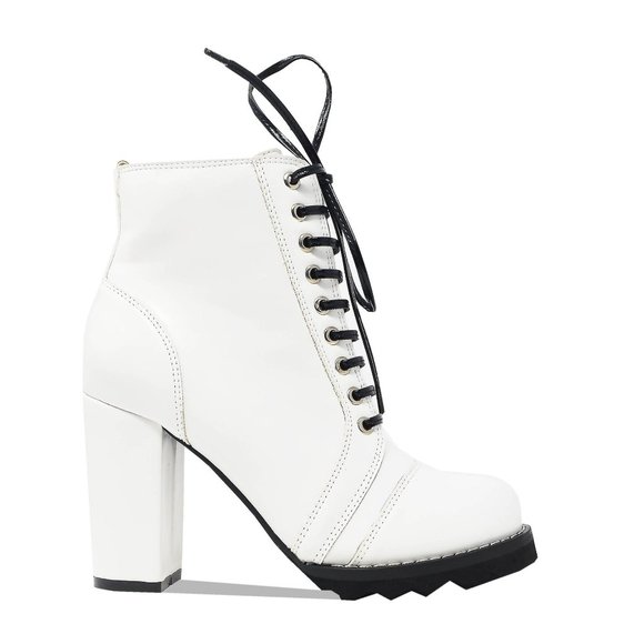 Chase + Chloe Shoes - WOMEN'S CHUNKY HEELED BOOTIE